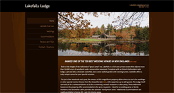 Desktop Screenshot of lakefallslodge.com
