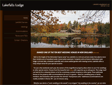 Tablet Screenshot of lakefallslodge.com